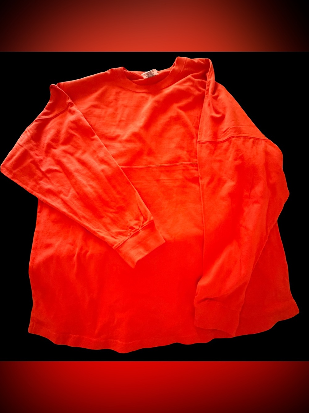 SM Blank Orange Long-sleeve